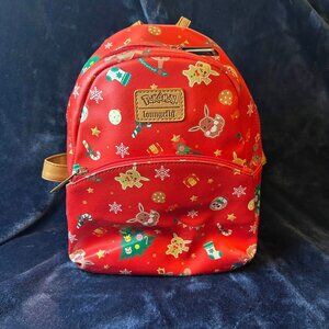 Loungefly Pokemon Holiday Christmas Mini Backpack